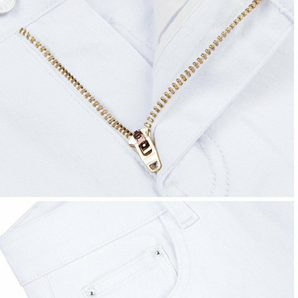 LISSA White Distressed Skinny Jeans - Picture 6 of 7